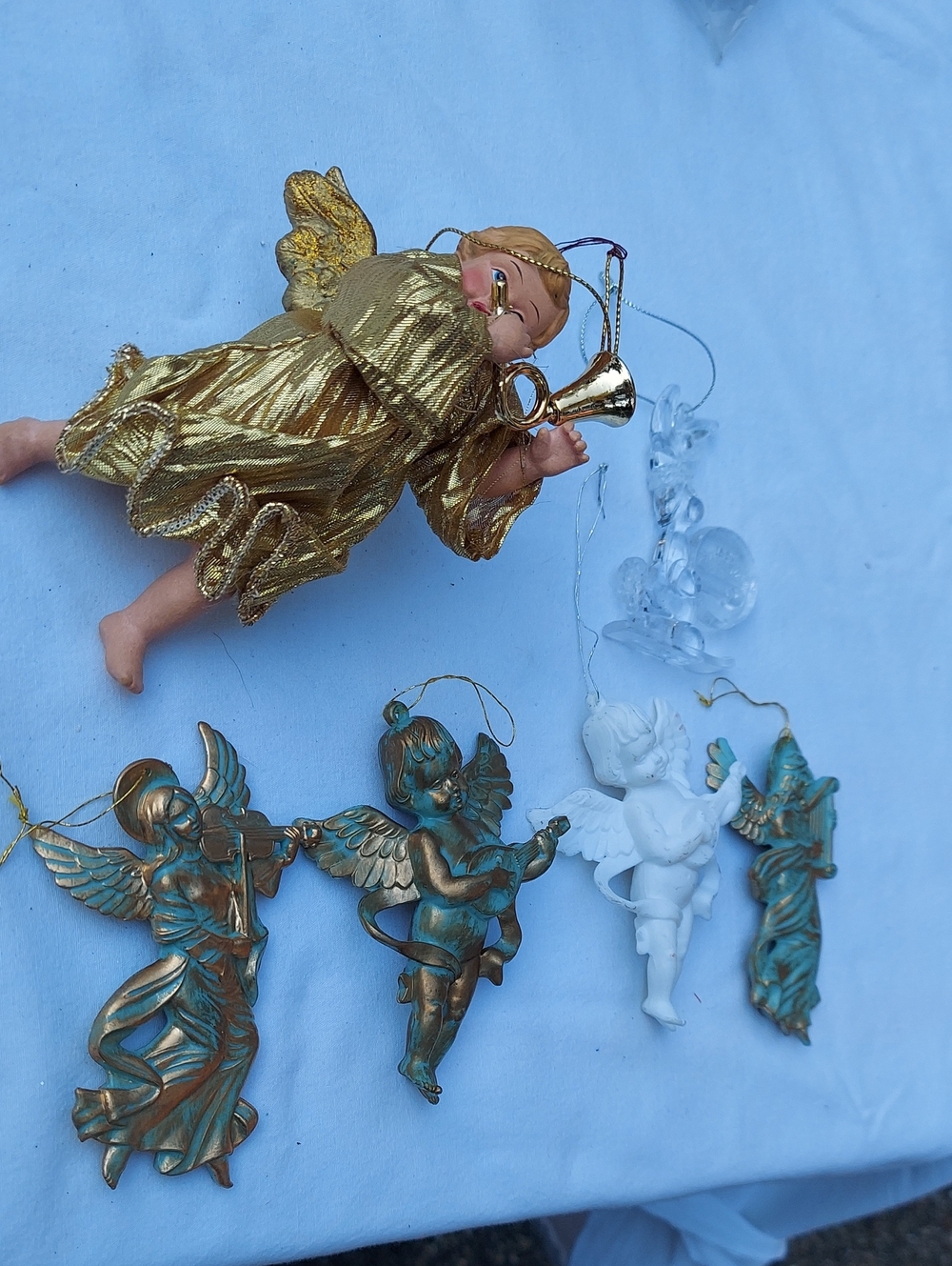 Angel Ornament 5 Set , Engery Bunny